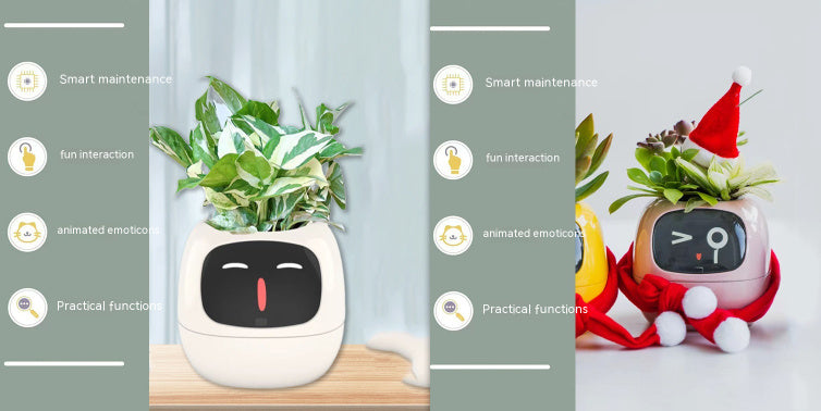 AI Smart Planter - 7 Sensors for Perfect Plant Care - GreenThumb