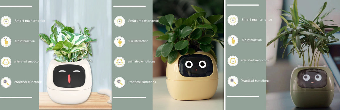 AI Smart Planter - 7 Sensors for Perfect Plant Care - GreenThumb