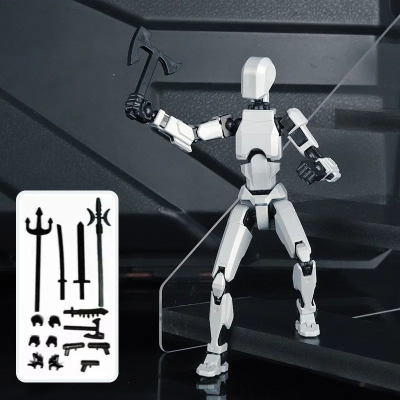 3D Printed Articulated Robot Action Figure