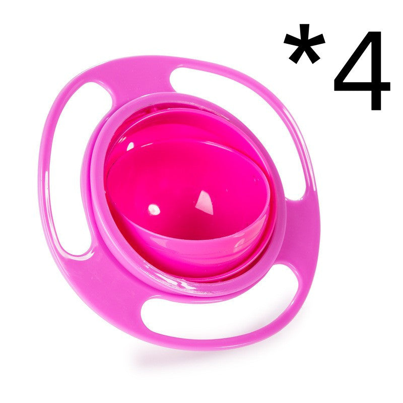 360-Degree Rotating Spill-Proof Baby Bowl