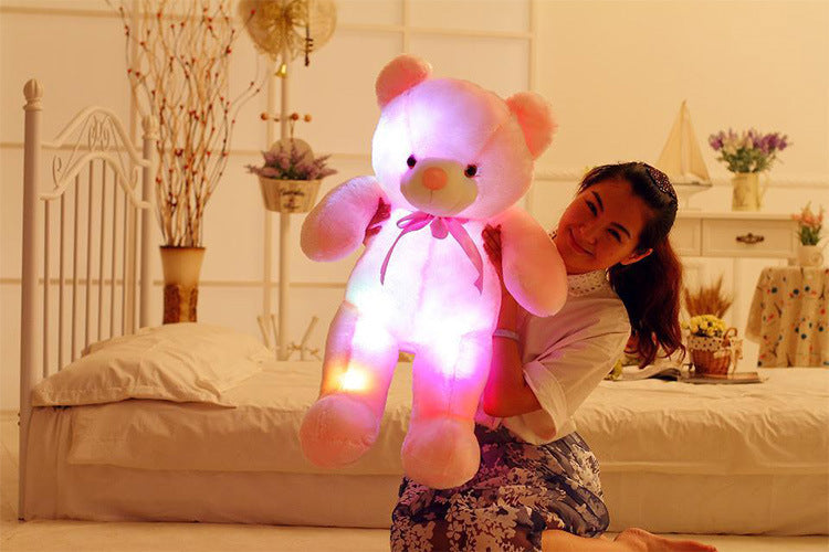 Emotional Support Light Up Teddy Bear - Cuddly Companion for Stress Relief