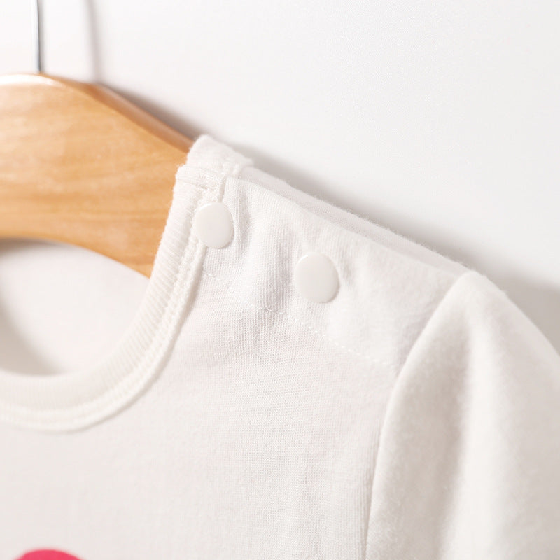 Baby Triangle Romper - Short Sleeve - Love Daddy