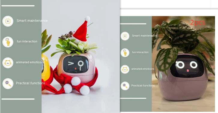 AI Smart Planter - 7 Sensors for Perfect Plant Care - GreenThumb