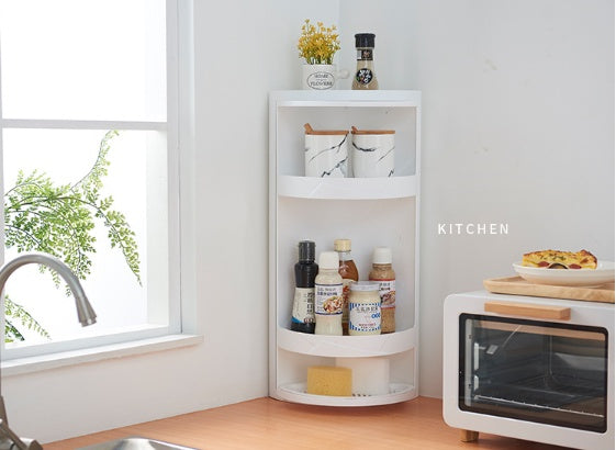 Bathroom Corner Shelf - Wall Hanging Triangle Storage Rack