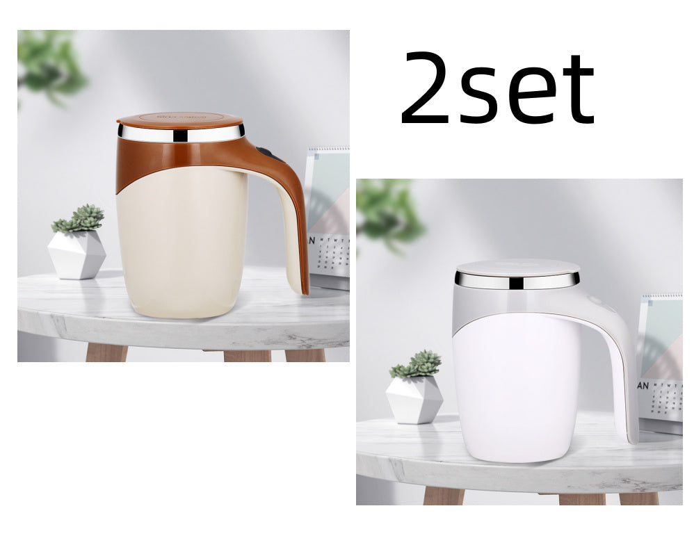 Automatic Stirring Cup Rechargeable Electric Lazy Milkshake Rotating Magnetic Water Cup