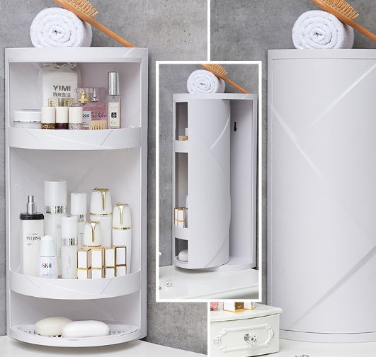 Bathroom Corner Shelf - Wall Hanging Triangle Storage Rack