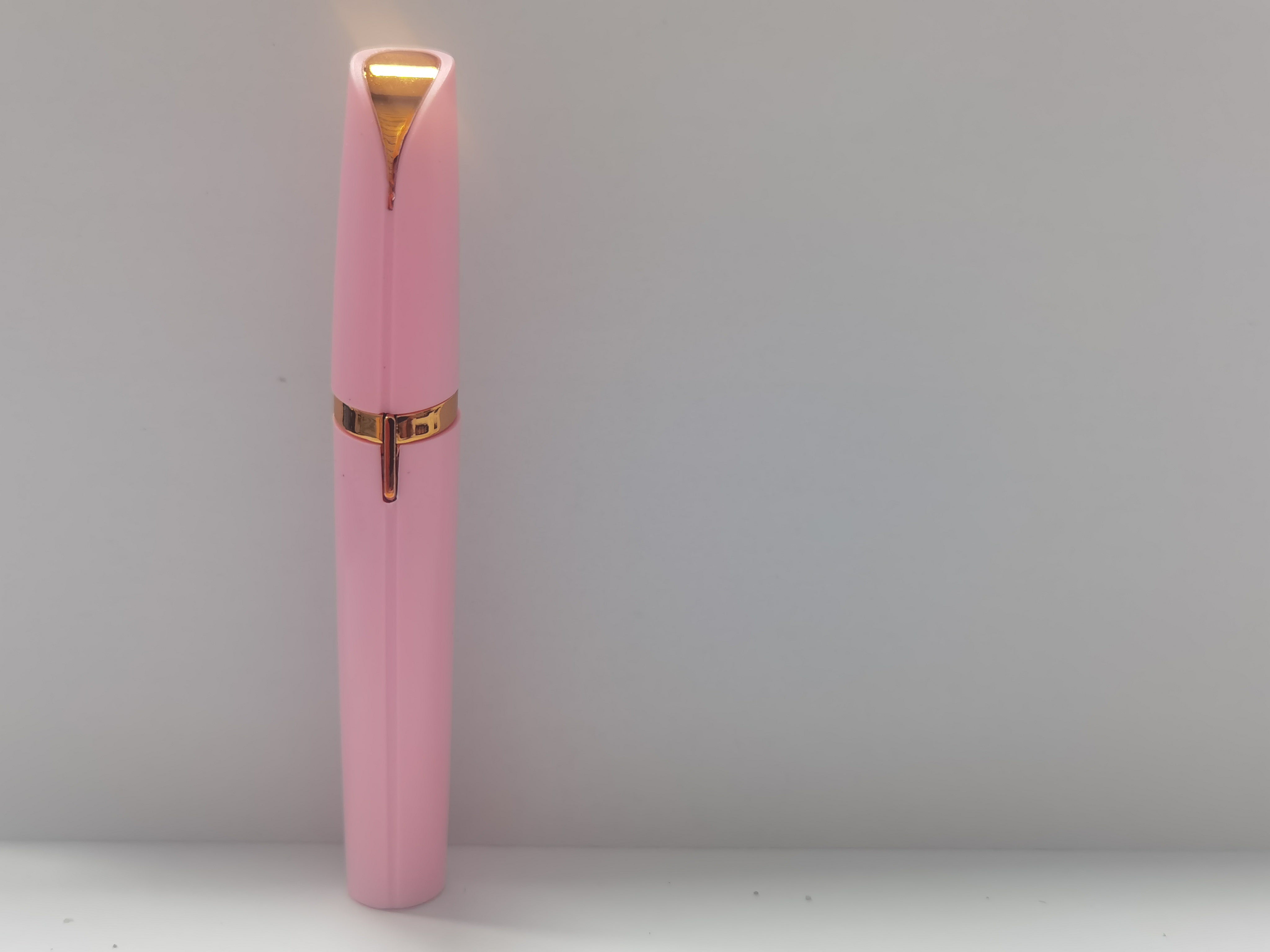Electric Eyebrow Trimmer with LED Light - Painless Hair Remover & Precision Shaper