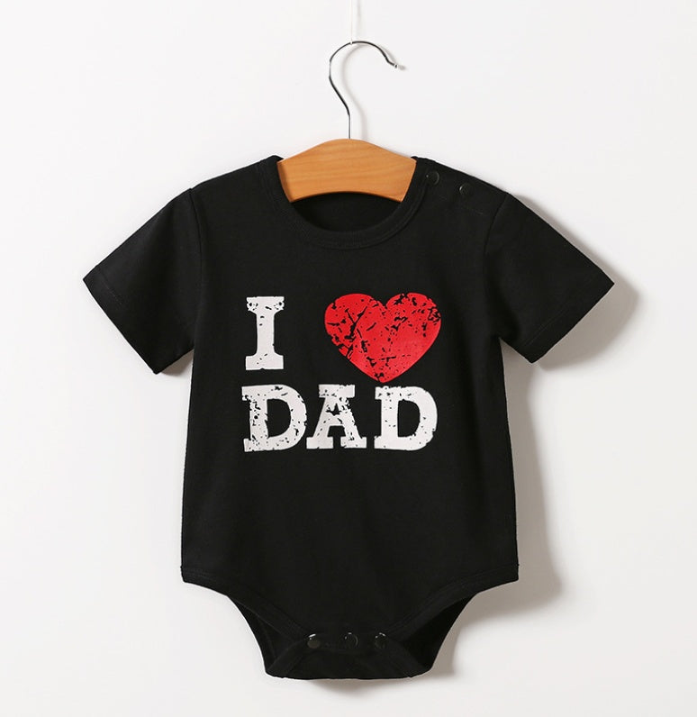 Baby Triangle Romper - Short Sleeve - Love Daddy