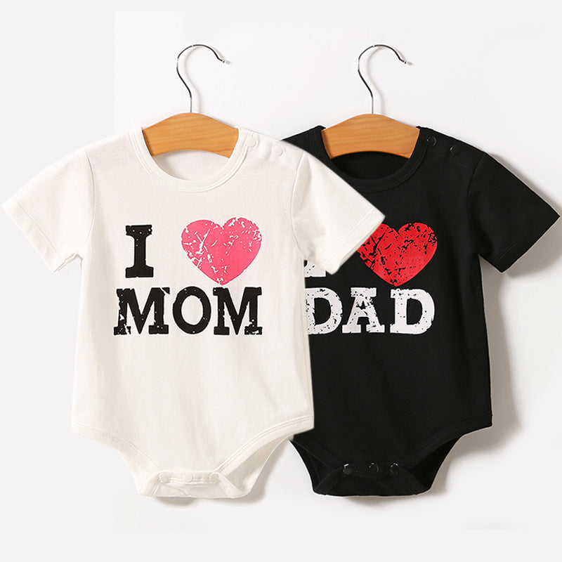 Baby Triangle Romper - Short Sleeve - Love Daddy