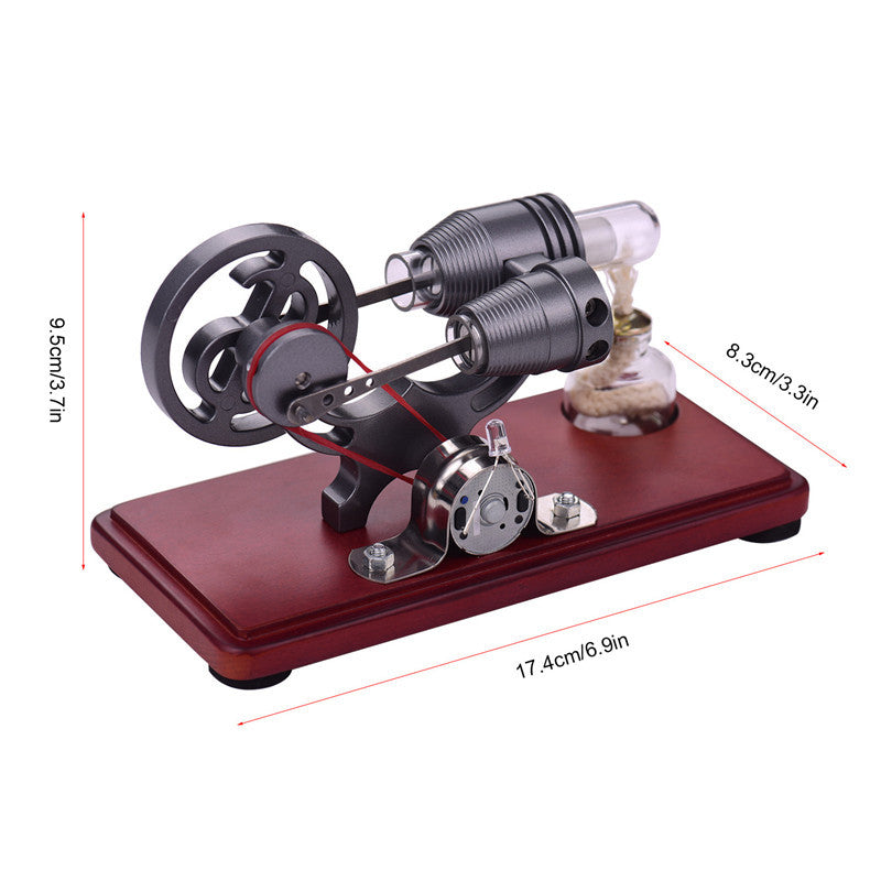 Experimental Stirling Engine Model - Micro Engine for Science Enthusiasts