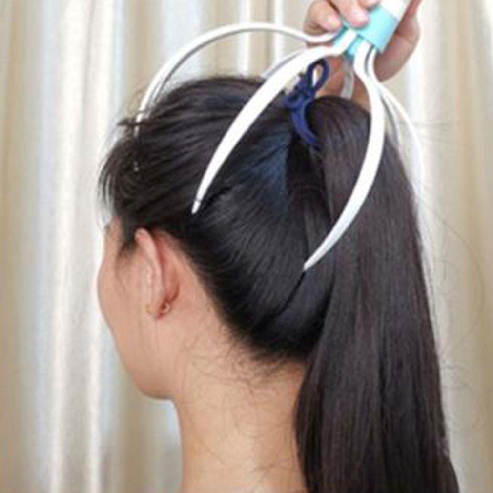 Electric Scalp Massager with 8 Claws - USB Rechargeable Head Massager for Hair Growth