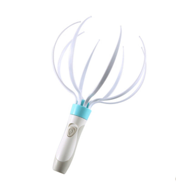 Electric Scalp Massager with 8 Claws - USB Rechargeable Head Massager for Hair Growth