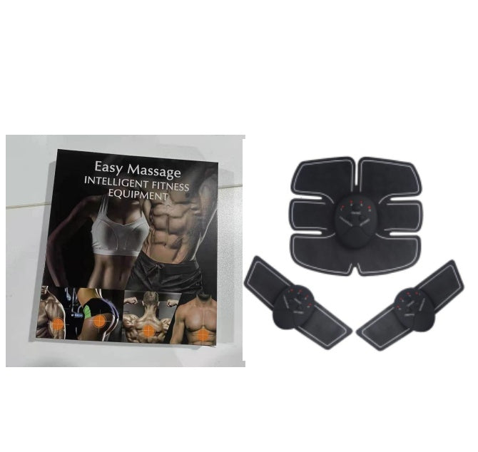 EMS Abs Muscle Trainer - Electric Stimulation Fitness Device for Core Strength