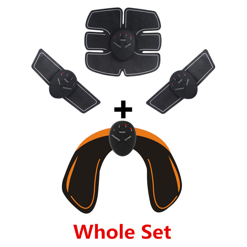 EMS Abs Muscle Trainer - Electric Stimulation Fitness Device for Core Strength