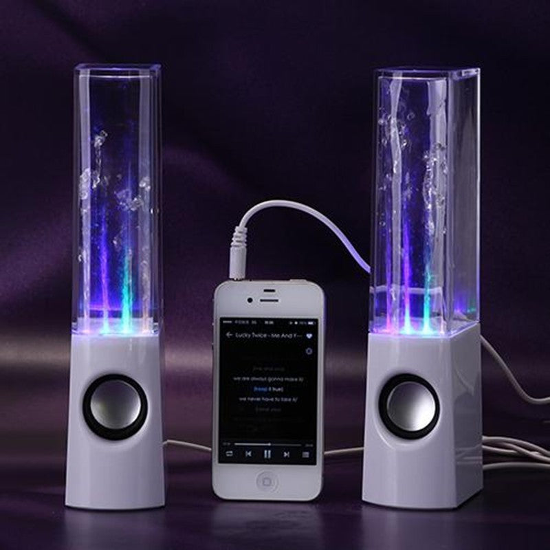Dancing Water Speaker with LED Lights - Wireless Fountain Speaker for Home Party