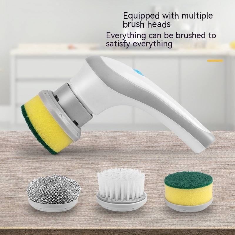 Electric Cleaning Brush 4 In 1 Spinning Scrubber - Portable & Powerful