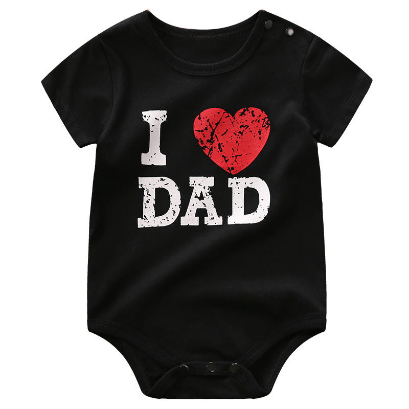Baby Triangle Romper - Short Sleeve - Love Daddy