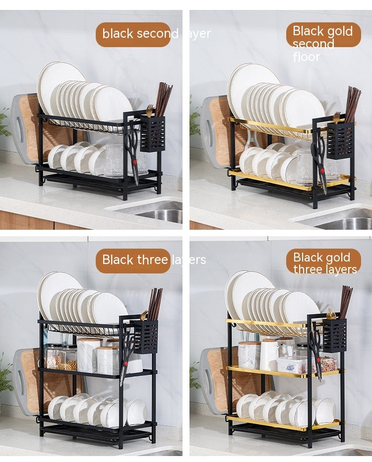 Dish Drying Rack - Kitchen Sink Organizer