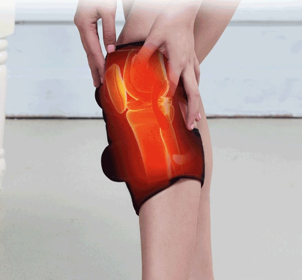 Electric Infrared Heating Knee Massager - Rechargeable Pain Relief with Vibration Therapy