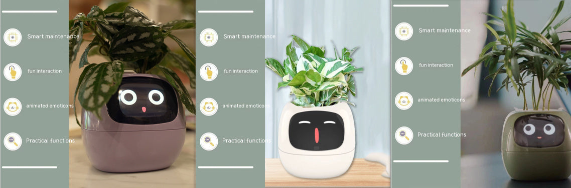 AI Smart Planter - 7 Sensors for Perfect Plant Care - GreenThumb
