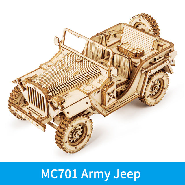 3D Wooden Puzzle Model Toys MC701 - Educational Toys for Kids
