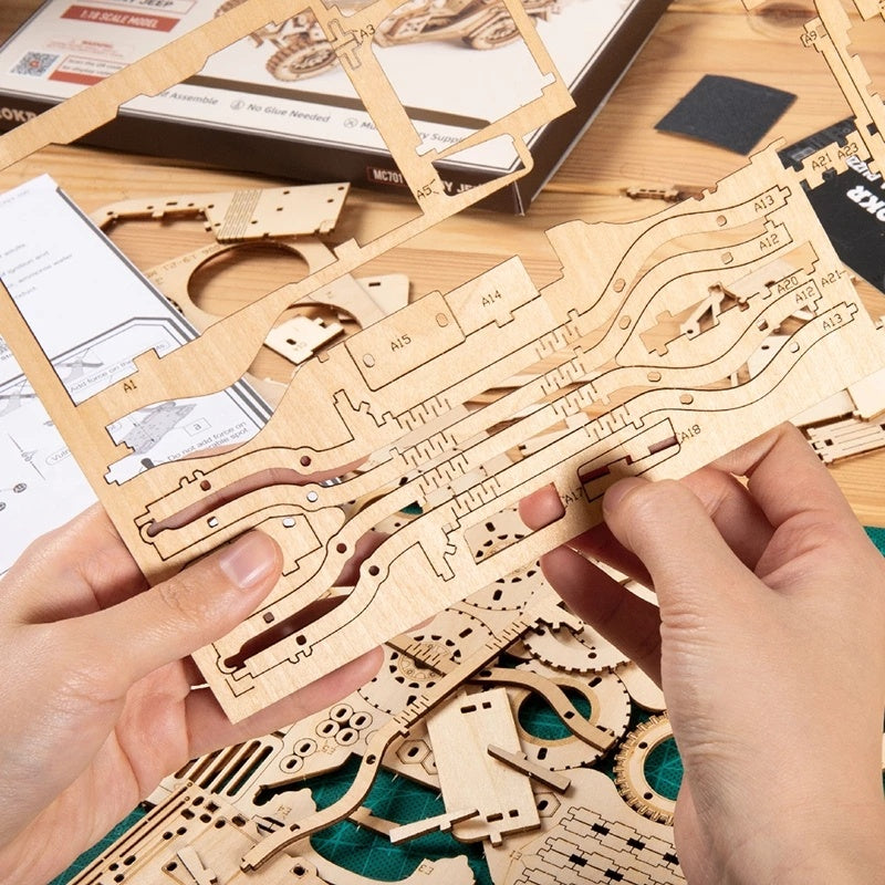 3D Wooden Puzzle Model Toys MC701 - Educational Toys for Kids