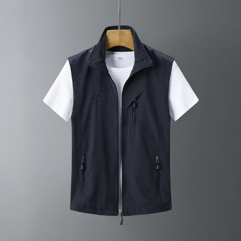 Men's Rabbit Fur Vest - Outdoor Casual Slim Fit