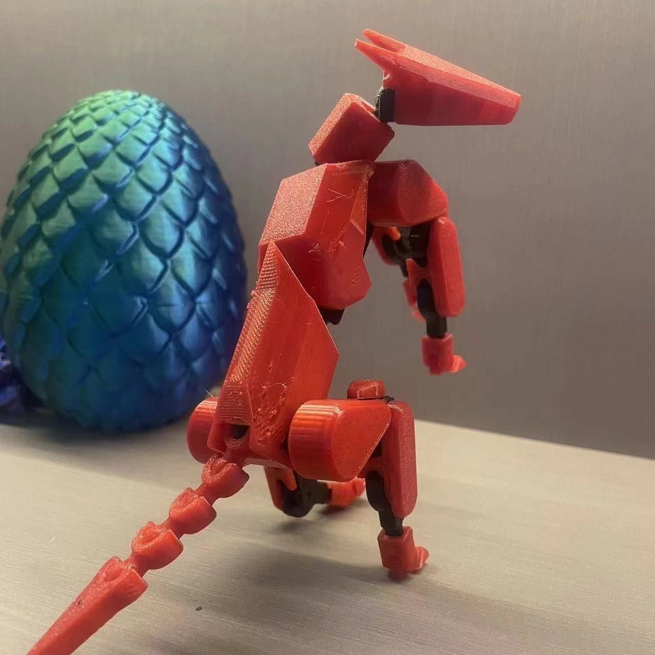 3D Printed Articulated Robot Action Figure