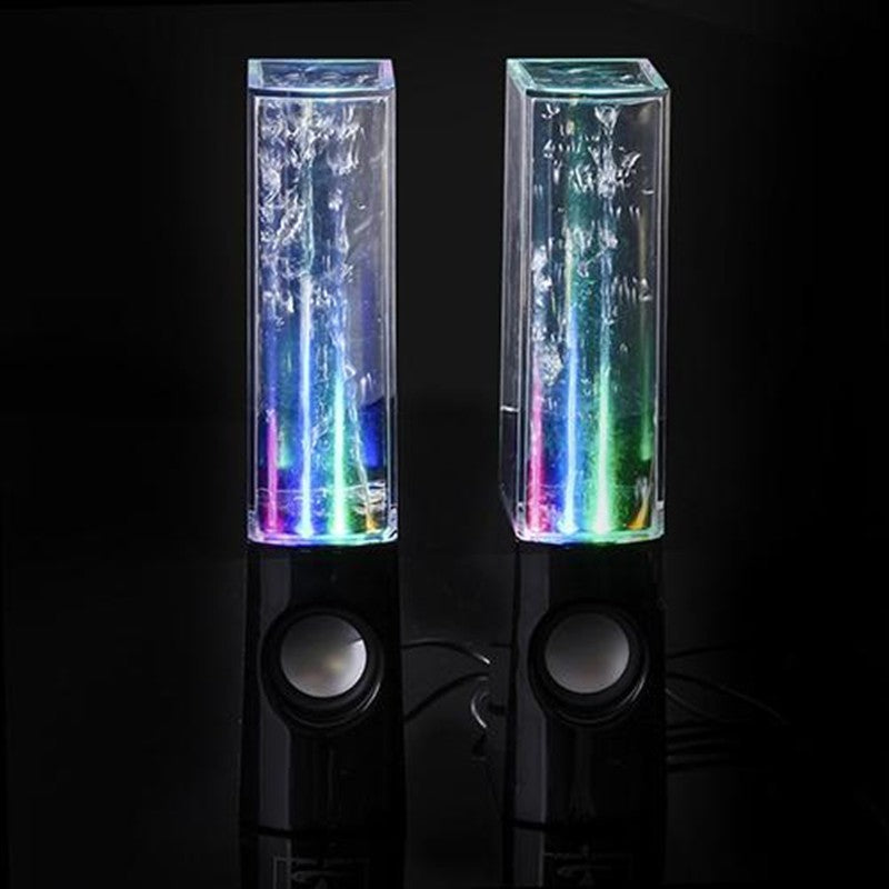 Dancing Water Speaker with LED Lights - Wireless Fountain Speaker for Home Party