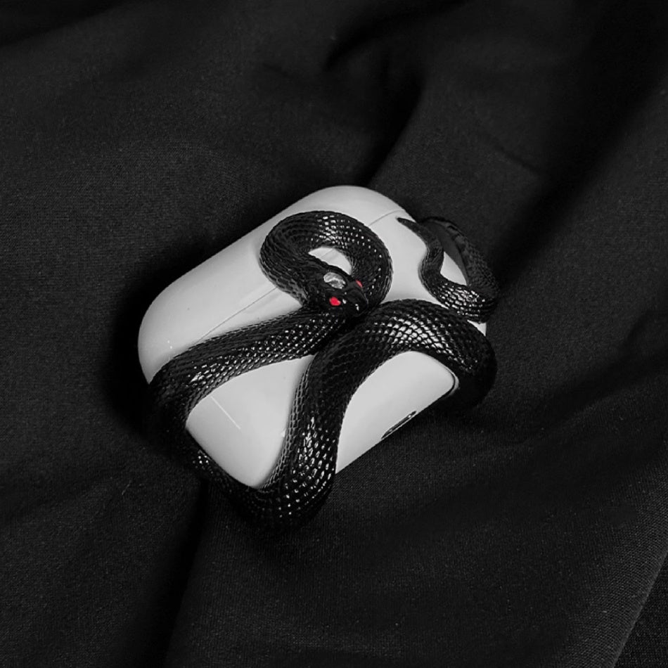 Creative Snake AirPods Case Protective Silicone Cover Early Halloween