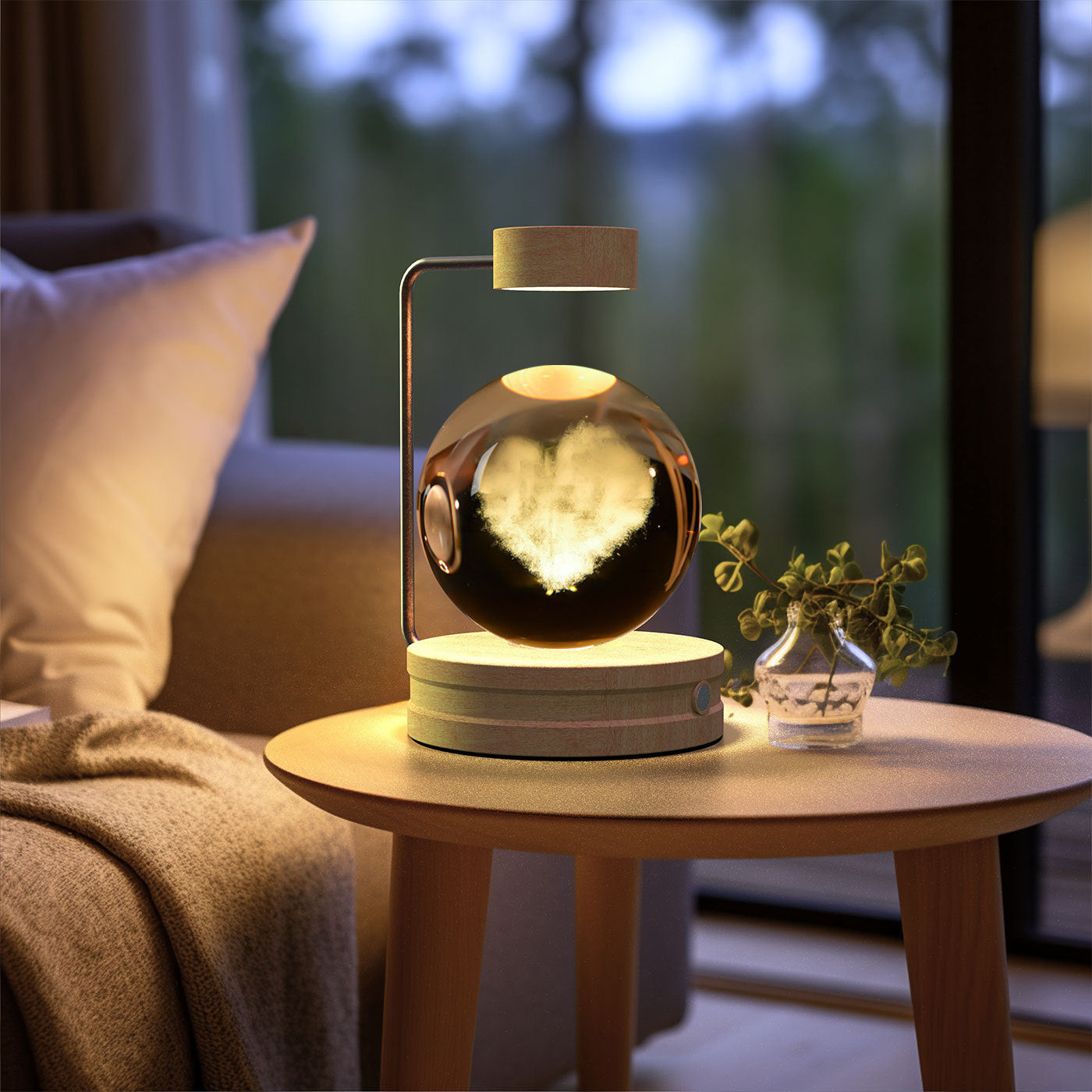 Crystal Ball Cosmic Dinosaur Indoor Night Light Bedside Light Birthday Gift Night Lamp