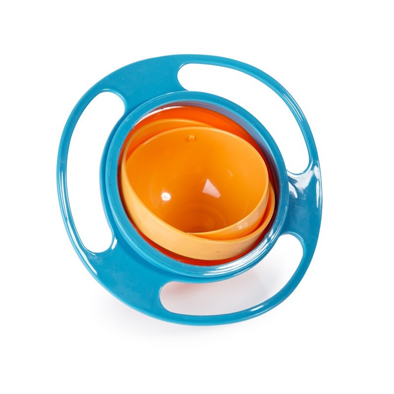 360-Degree Rotating Spill-Proof Baby Bowl