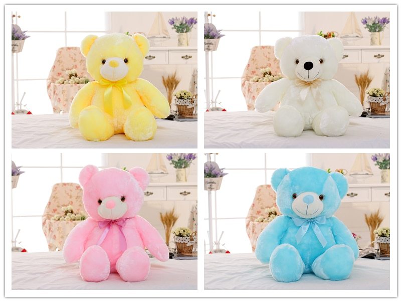 Emotional Support Light Up Teddy Bear - Cuddly Companion for Stress Relief