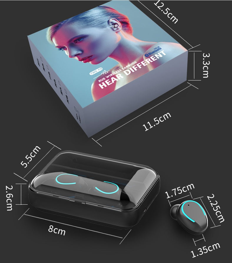 Bluetooth Headset with Power Bank - Stay Connected On-the-go