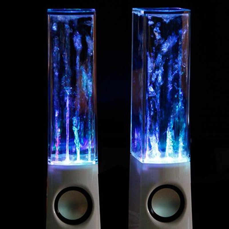 Dancing Water Speaker with LED Lights - Wireless Fountain Speaker for Home Party