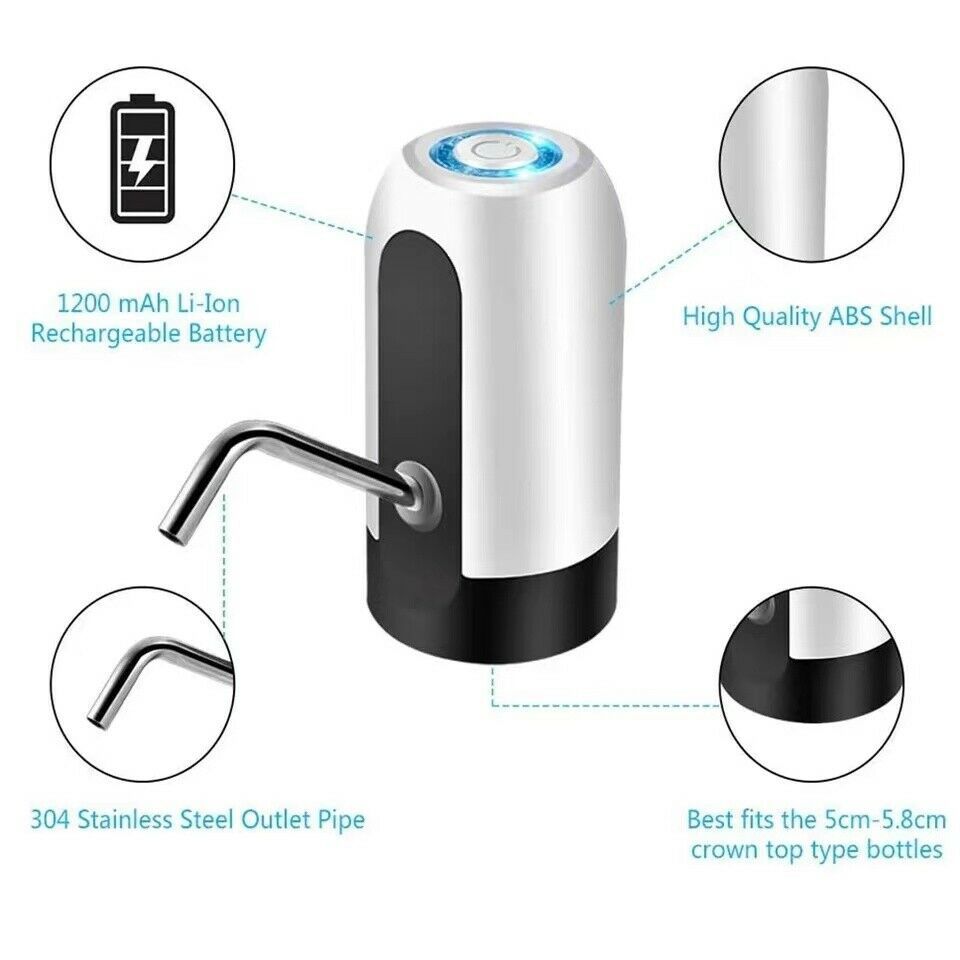 5 Gallon USB Water Dispenser Automatic Easy Hydration - AquaTech