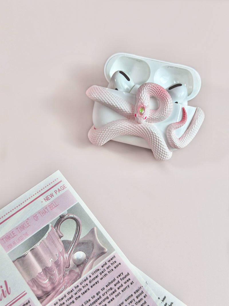 Creative Snake AirPods Case Protective Silicone Cover Early Halloween