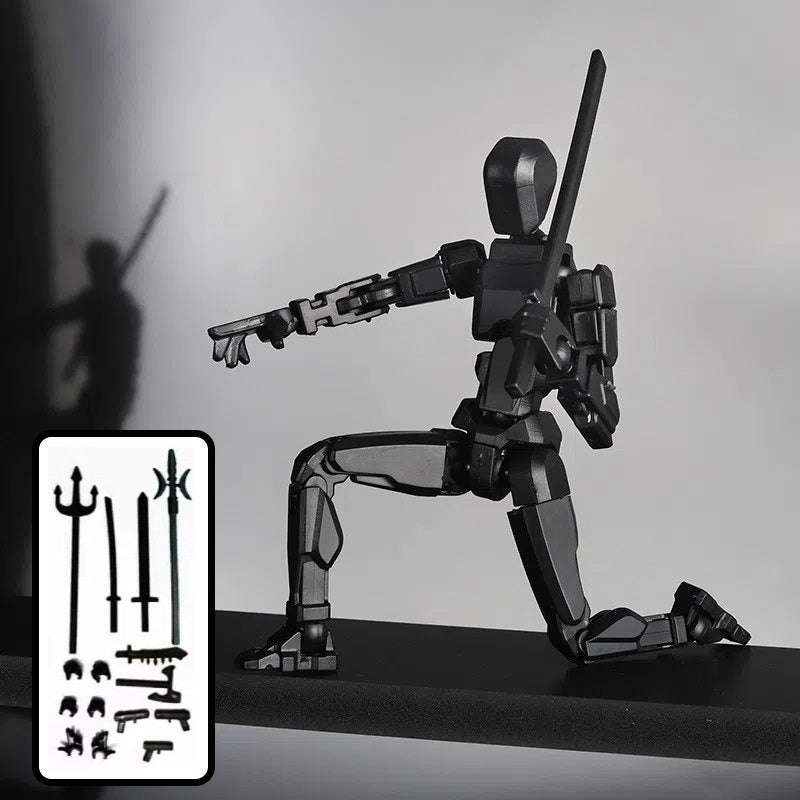 3D Printed Articulated Robot Action Figure