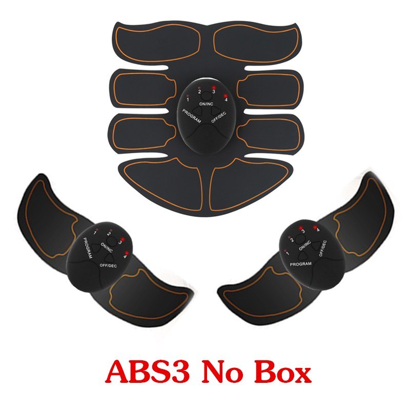 EMS Abs Muscle Trainer - Electric Stimulation Fitness Device for Core Strength