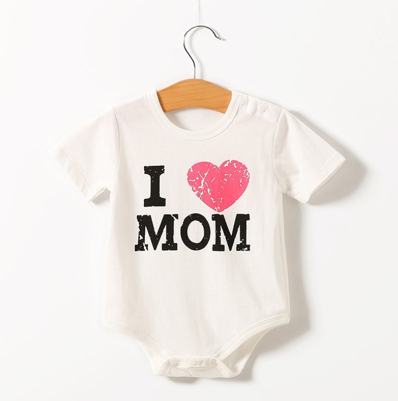 Baby Triangle Romper - Short Sleeve - Love Daddy
