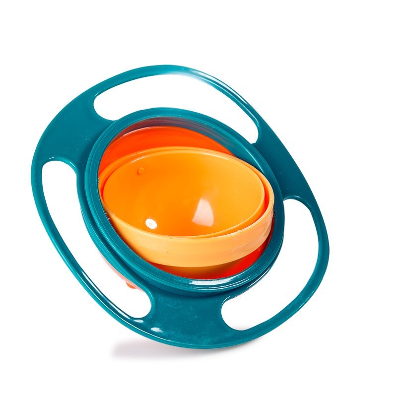 360-Degree Rotating Spill-Proof Baby Bowl