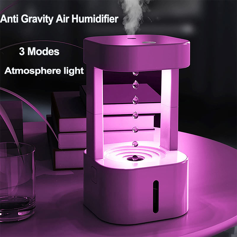 Anti-Gravity Humidifier | Air Conditioning Mist Spray | Quiet Bedroom Office - TechBreeze