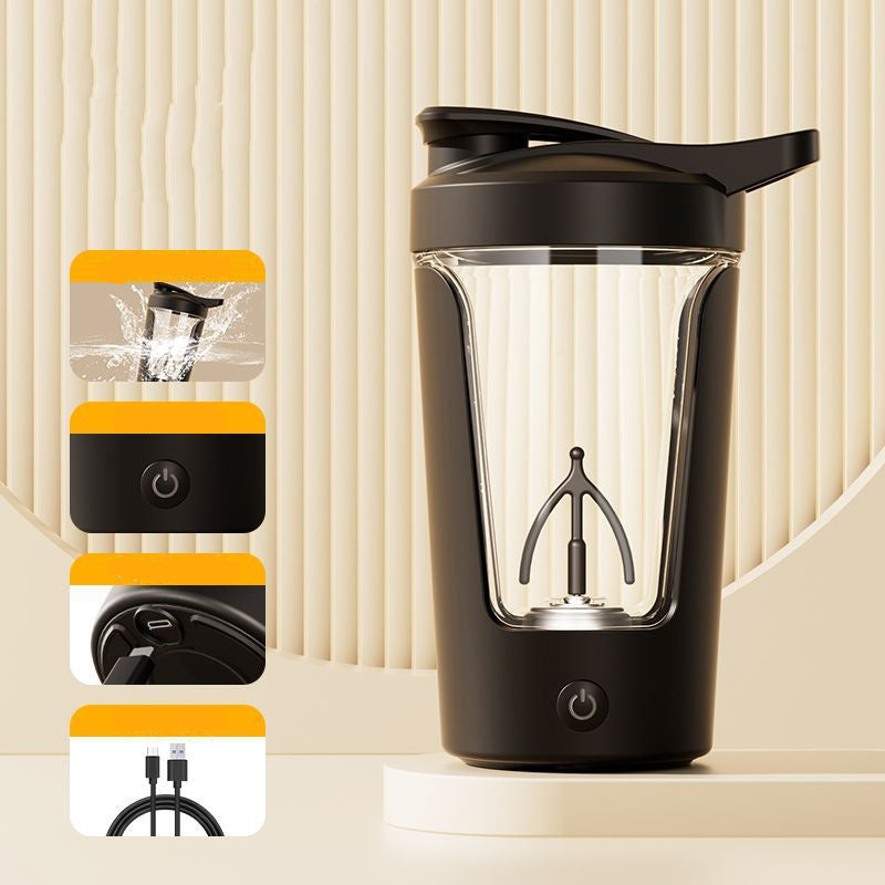 Electric Protein Powder Mixing Cup Automatic Shaker Mixer - GymFit