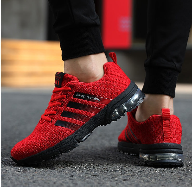 Couple Sports Shoes - Breathable Mesh Outdoor Running Shoes for Men and Women