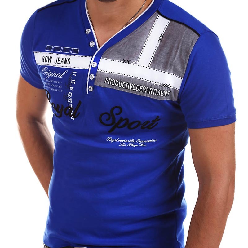 Fashion Casual Print Slim Short Sleeve Men
