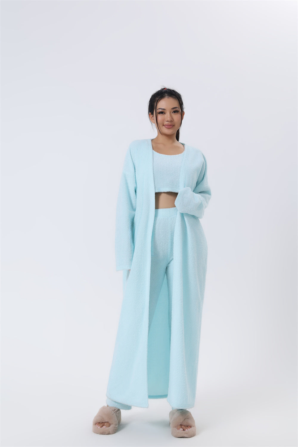 Cozy Pajama Set - 3 Piece Lounge Set for Women