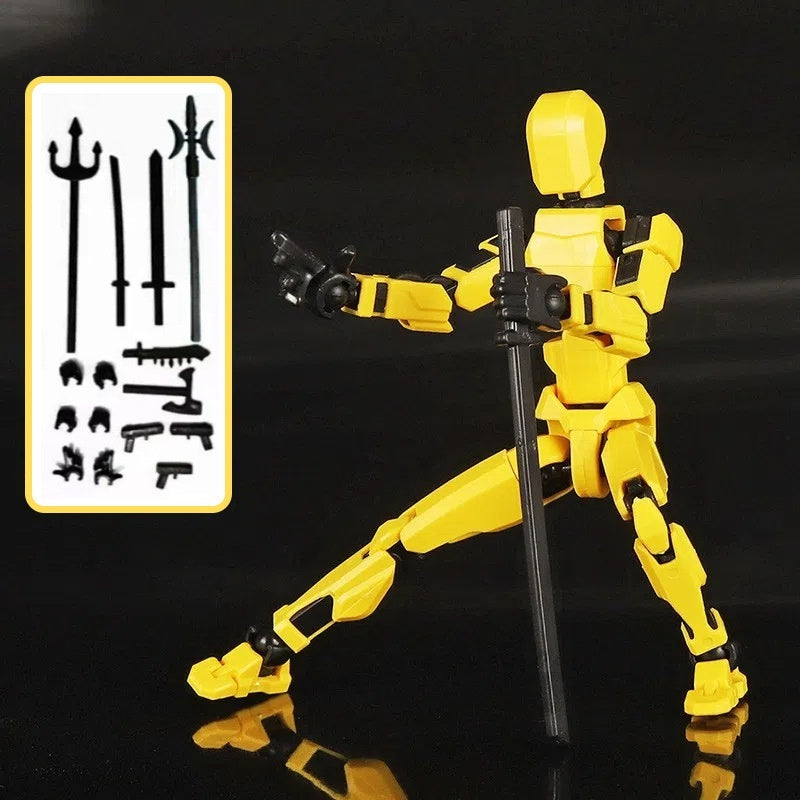 3D Printed Articulated Robot Action Figure