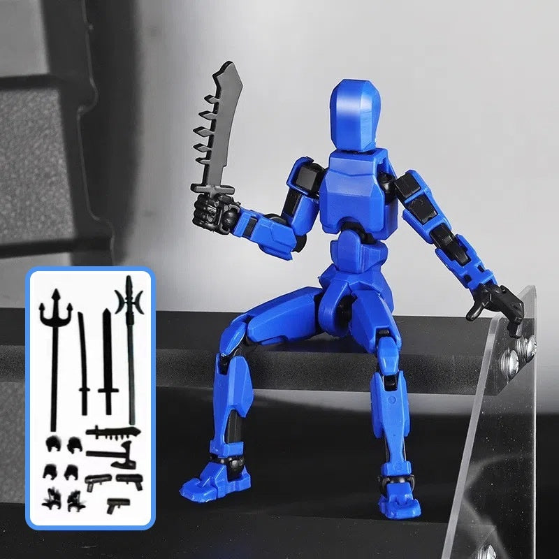 3D Printed Articulated Robot Action Figure