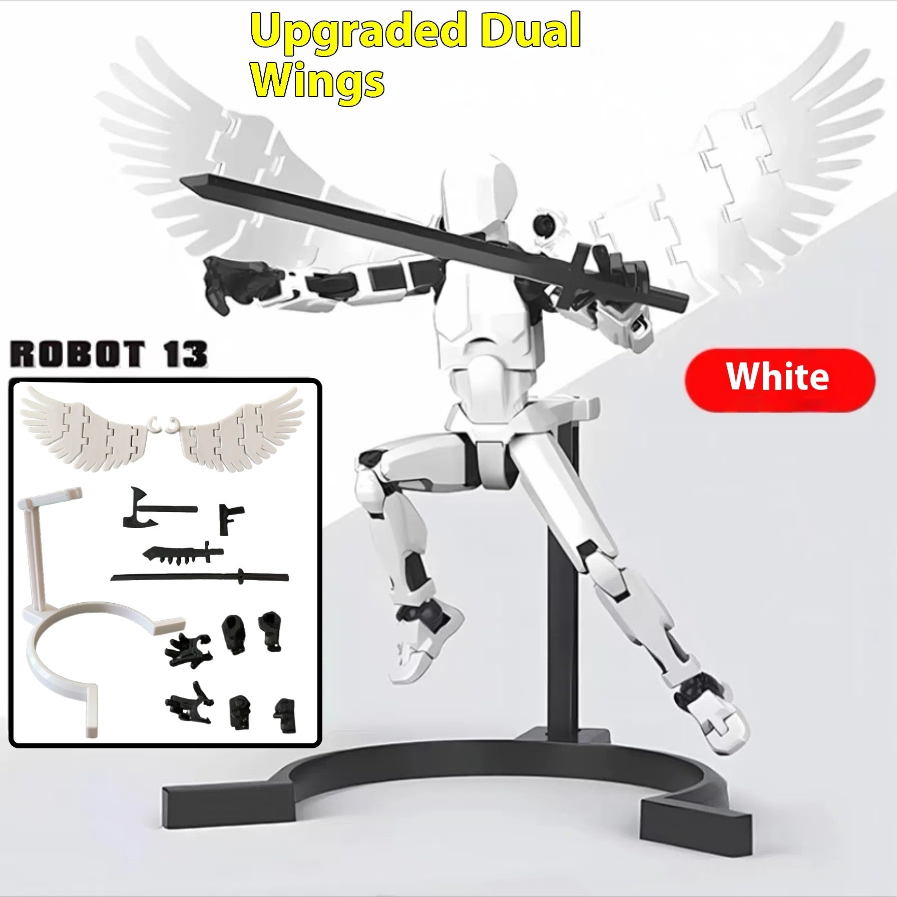 3D Printed Articulated Robot Action Figure