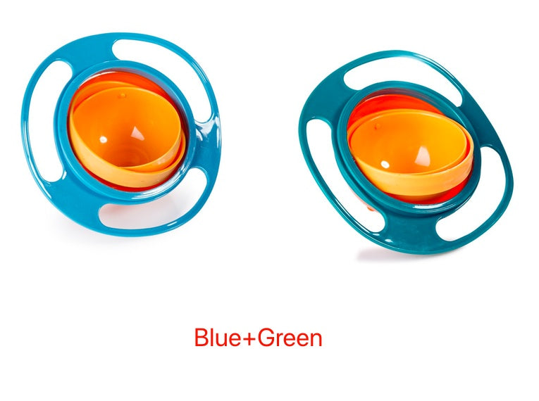360-Degree Rotating Spill-Proof Baby Bowl